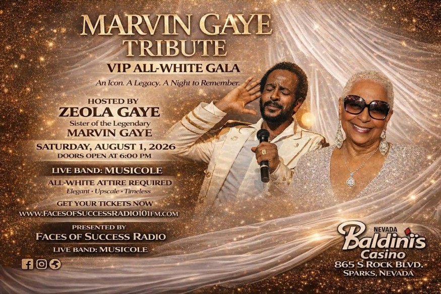 Marvin Gaye Tribute “VIP” All White Gala