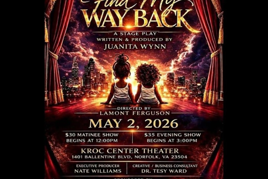 Grammy Award-Winning Songwriter Juanita Wynn Presents Powerful Stage Play “Find My Way Back” Coming to Norfolk, Virginia