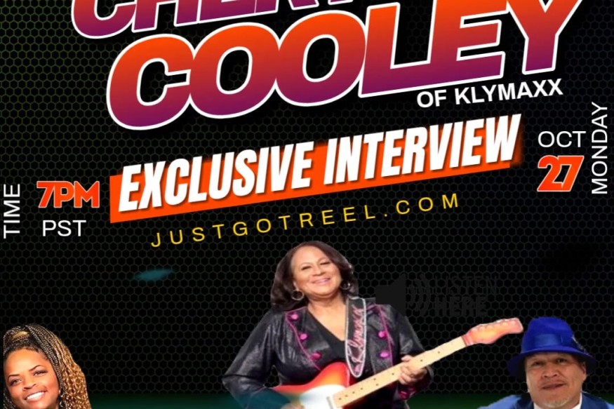 Exclusive interview with Cheryl Cooley of the legendary all-female band Klymaxx on Monday, October 27, 2025, at 7:00 PM PST